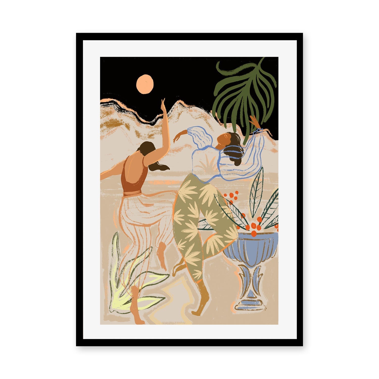 Moonlight Dance , By Arty Guava |Wall Art Print Framed Canvas Poster ...