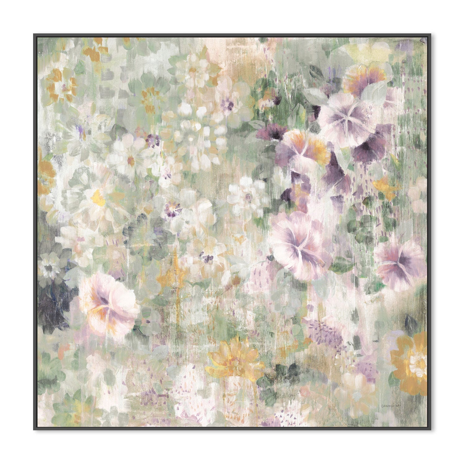 Sage Wisteria , By Danhui Nai |Wall Art Print Framed Canvas Poster ...